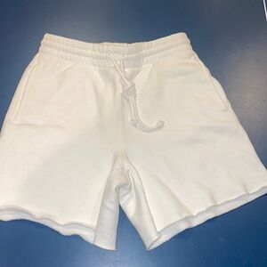 TNA white Sweat shorts size S